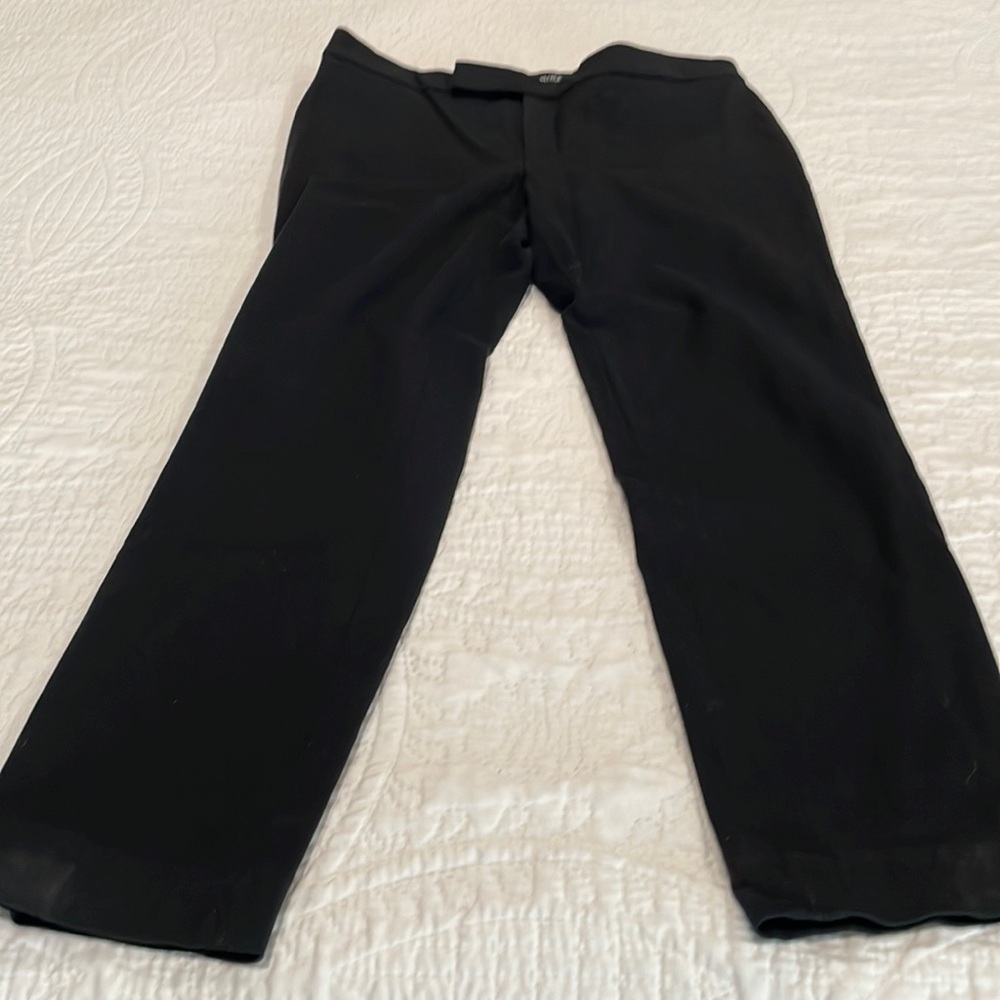 Lauren black dress pants with back pockets